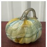 Art glass pumpkin