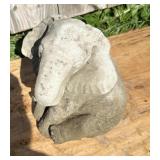Concrete lawn ornament elephant needs to be