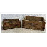2 Advertising Crates