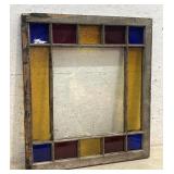 Window w/ colored glass 28/31