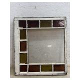 Window w/colored glass 28/31
