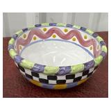 McKenzie Childs Piccadilly small mixing bowl
