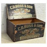 C.D. Boss & Son Biscuit Crate 20/13/10