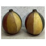 Pair of Pottery Vases