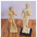 Vintage "David" Resin Statues