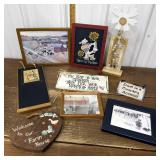 Signs, wall art etc