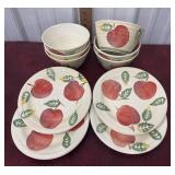 Culinary art studio bowls and plates ï¿½applesï¿½