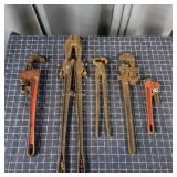 F3 5Pc Pipe wrenchs Bolt cutters