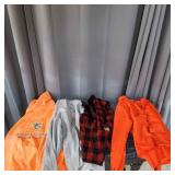 T1 4Pc Hunting shirt 3X 2- Hoodies L Plaid vest