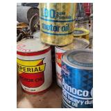 TT 6 amoco vintage oil cans mobile imperial shell