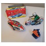 P1-Q1 Motorcycle racer, plastic Rocket Racer,