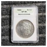 LB Morgan Dollar 1886 EF40 Silver