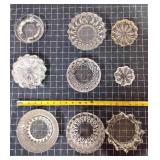 T2 10Pc Glass Ashtrays