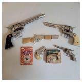P1-Q1 7pc Nicholas Stallion Toy guns and caps DYNA
