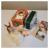 P1-Q1 magnus toy accordian Vintage rabbit toys
