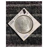 LB Morgan Dollar 1889 P Silver