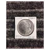 LB Morgan Dollar 1879 P Silver