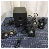 O2 5Pc Logitech surround system
