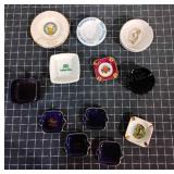 T2 12Pc Glass Ashtrays Hotel ibis