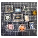 T2 10Pc Glass Ashtrays Rotary Gambles