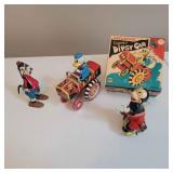 P1-Q1 3 Dispy car (NIB) Walt Disney toys Goofy & M