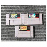 P2 3Pc Super mario Brothers all Super nintendo Pai