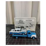 C2 2 Ford Diecast car and truck 51 F6 Flatbed truc