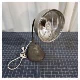 H2 Vintage Gooseneck Aluminu Lamp - works!