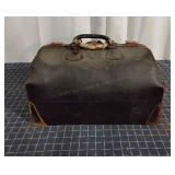 Q2 Brass Lock leather Suitcase