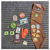 P2 10Pc Patches Girl scouts Sash