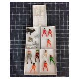 C3 17 Animal figurines cowgirl figurines Plastic/r