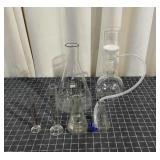 J3 9 glass stir stick Glass beakers Glass Test tub