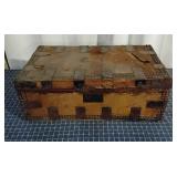 R2 Deerskin-Covered wooden Trunk