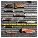 P2 8Pc Imperial Hunting knives Western