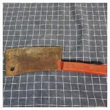 J2 wooden handle Meat cleaver 15" long