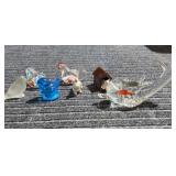 MC 5 Tea wades Paper weights Morano glass