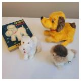P1-Q1 3 french poodle, fluffy dog mech dogs batter