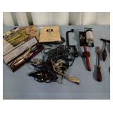 J2 10+ Tractor maunuals Vintage curling iron Knife