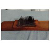J2 Metal/wood Flax Hatchel 4.5 x 21.75