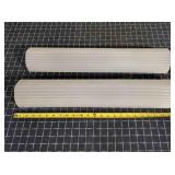 I2 Pair of Long White Glass Lamp Shade