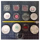 T2 13Pc Glass Ashtrays Ramada inn Gatlinburg