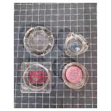 T2 4Pc Glass Ashtrays Stag Camel