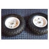 F3 2pc Hand truck wheels 4.00-6 Pneumatic