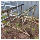 YD 2pc fabricators Saw Horses 4ft Steel