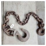 H3 heavy duty chain 2 hooks 5ft