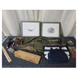 J3 10 Pocket fishing pole 2 moon prints Fish board