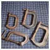 T2 4pc Wilton, Brink & cotton, C-Clamps 4" and oth