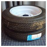 N5 2pc 4.80-12 4-Bolt Trailer Tires