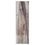 E5 Ash live edge wood plank 85L" x 14"W x 2"T
