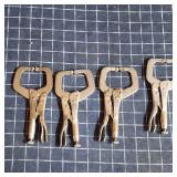 T2 4pc Vice Grip Welding Clamps 6R